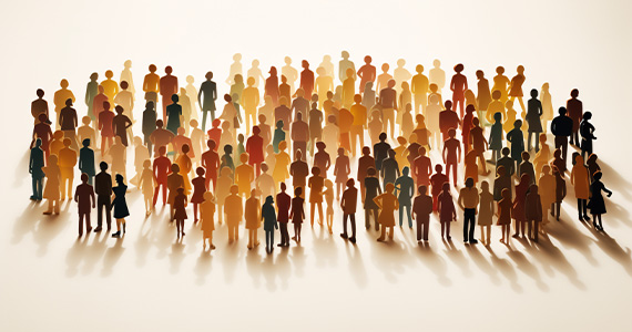 Des personnes diverses